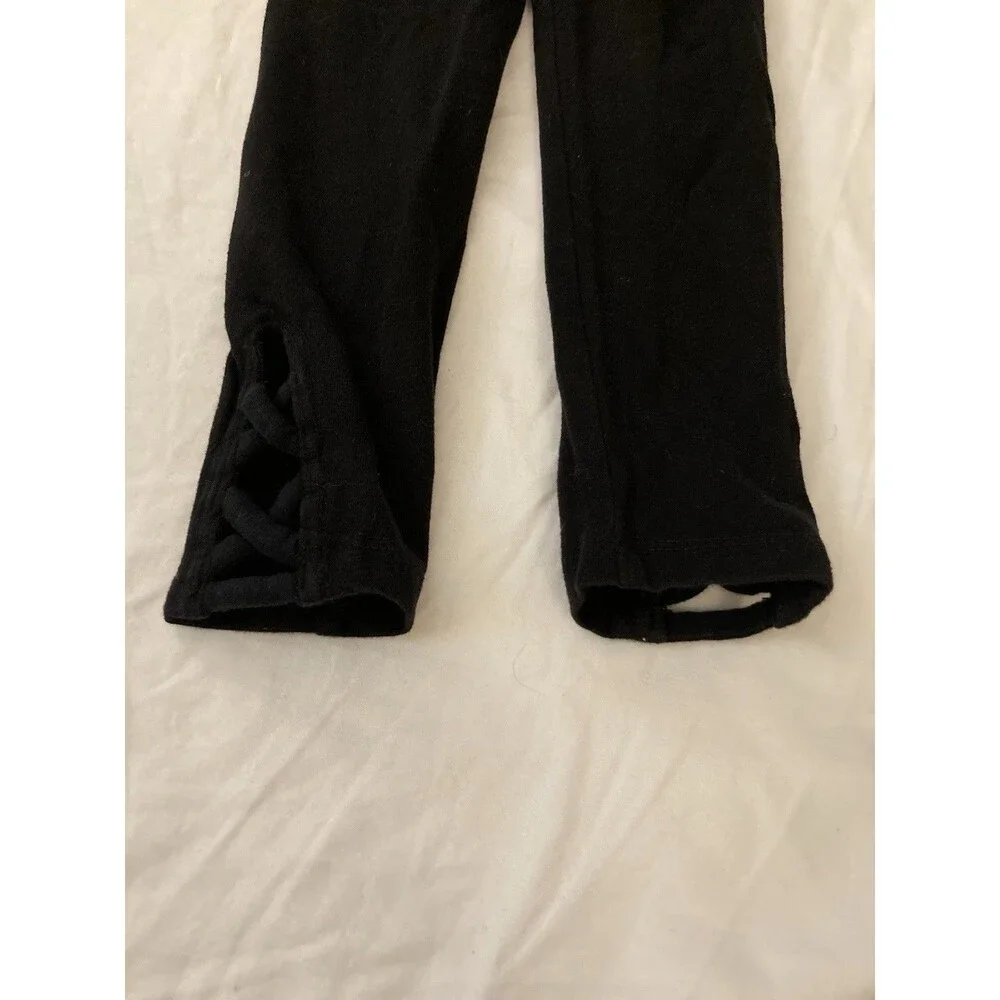 XS (5) Stretch Old Navy girl clothes - one piece pants | solid black theme